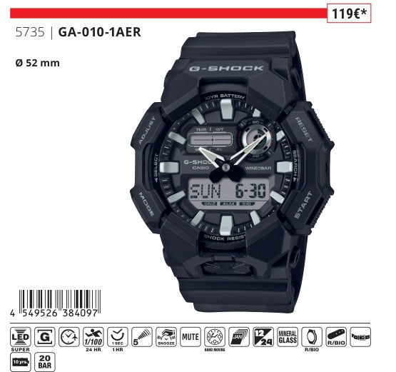 Casio G-Shock GA-010-1A