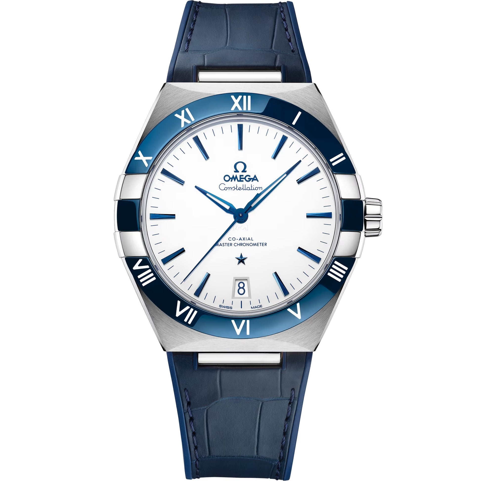 Omega Constellation 41 mm — Steel on Leather Strap