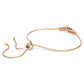Constella bracelet Crystal pearl, Round cut, White, Rose gold-tone plated