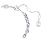 Constella bracelet Mixed cuts, Blue, Rhodium plated