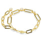 Constella bracelet White, Gold-tone plated