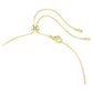 Constella necklace Mixed cuts, Green, Gold-tone plated