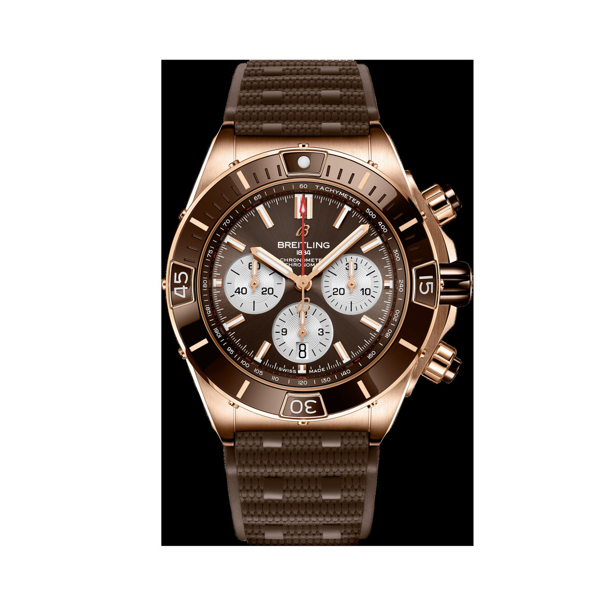 Breitling Super Chronomat B01 44 — Brown Dial