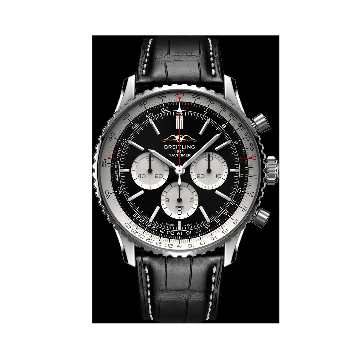 Breitling Navitimer B01 Chronograph 46 — Black Dial