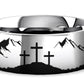 MOUNTAIN MAJESTY Laser Engraved Tungsten Carbide Ring