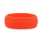 TROPICANA Silicone Ring for Men and Women Orange Comfort Fit Hypoallergenic Thorsten - 8mm