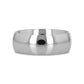 PETERSON Titanium Polished Finish Domed Men’s Wedding Band - 6mm & 8mm