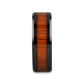 ACACIA Koa Wood Inlaid Black Ceramic Ring with Bevels - 4mm - 12mm - 6mm