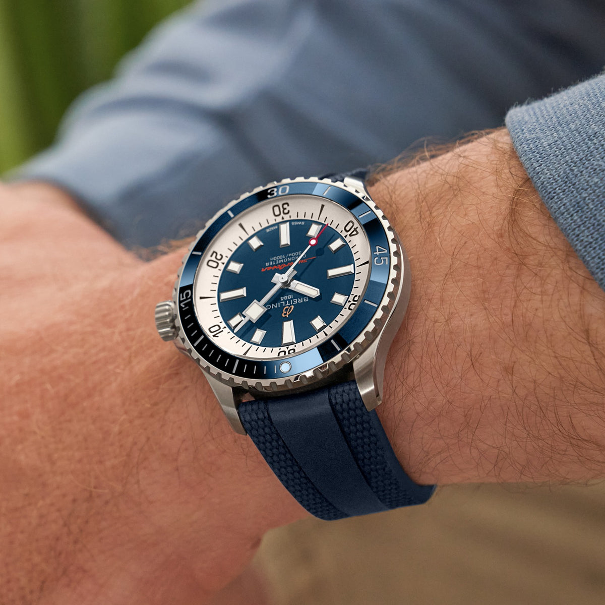 Breitling Superocean Automatic 42 — Blue Dial