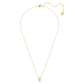 Dextera pendant White, Gold-tone plated