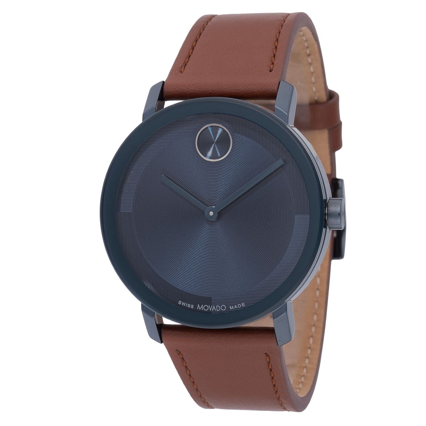 Movado Bold Brown Leather Black 3601093