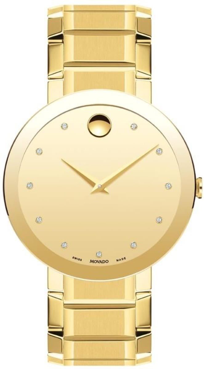 Movado Men'S Sapphire 0607588 GP Diamond