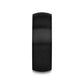 MARAUDER Domed Brushed Finish Black Titanium Men’s Wedding Band - 6mm & 8mm
