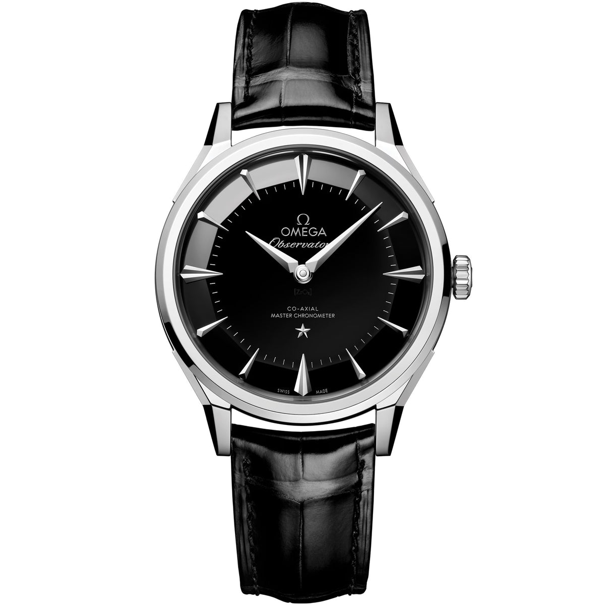 Omega Constellation Observatory 39.4 mm — O-megasteel on Alligator (140.13.39.21.01.001)
