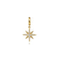 Gabriel & Co. 14K Yellow Gold Diamond Star Charm .15CTW