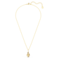 Energic pendant Brown, Gold-tone plated