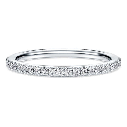Eternity band ring Lab-grown diamonds 0.2 ct tw, Round shape