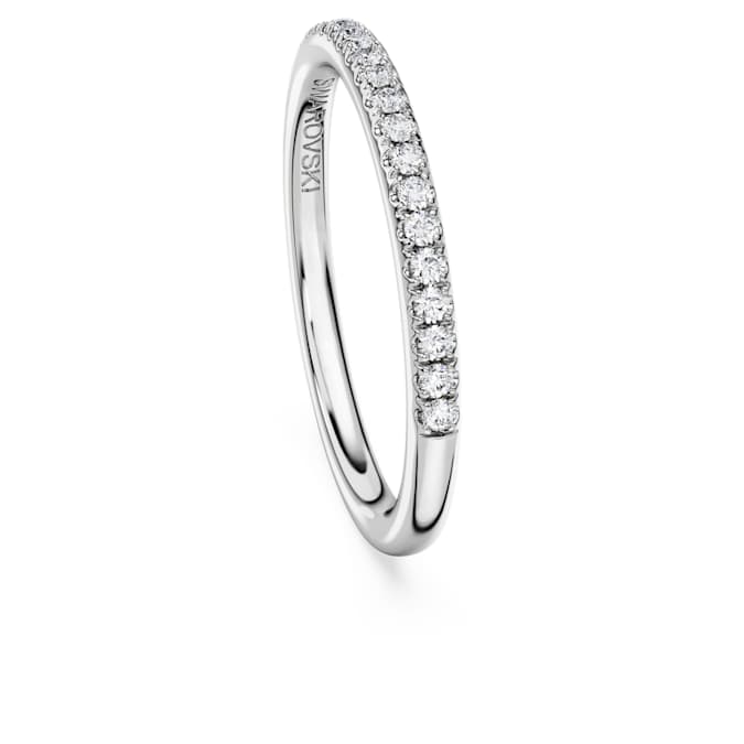 Eternity band ring Lab-grown diamonds 0.2 ct tw, Round shape, Sterling silver