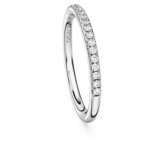 Eternity band ring Lab-grown diamonds 0.2 ct tw, Round shape, Sterling silver