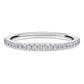Eternity band ring Lab-grown diamonds 0.2 ct tw, Round shape, Sterling silver