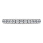 Eternity band ring Lab-grown diamonds 0.4 ct tw, Round shape, 14K white gold