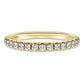Eternity band ring Lab-grown diamonds 0.4 ct tw, Round shape, 14K yellow gold