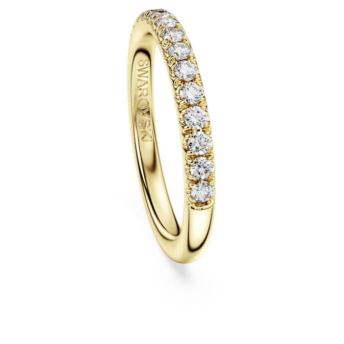 Eternity band ring Lab-grown diamonds 0.4 ct tw, Round shape, 14K yellow gold