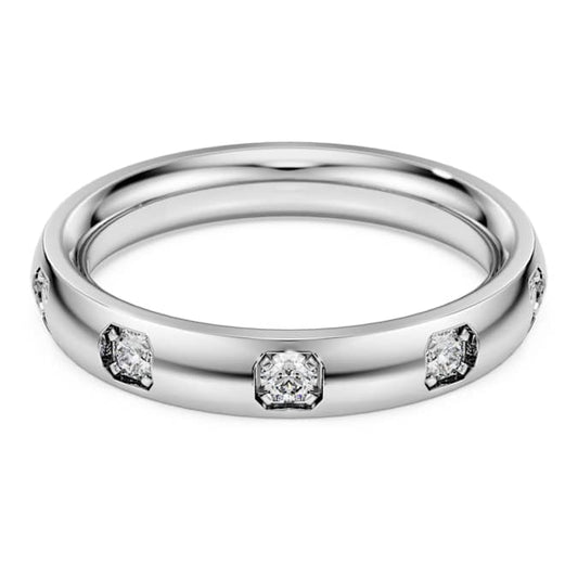 Eternity band ring Lab-grown diamonds 0.5 ct tw, 14K white gold