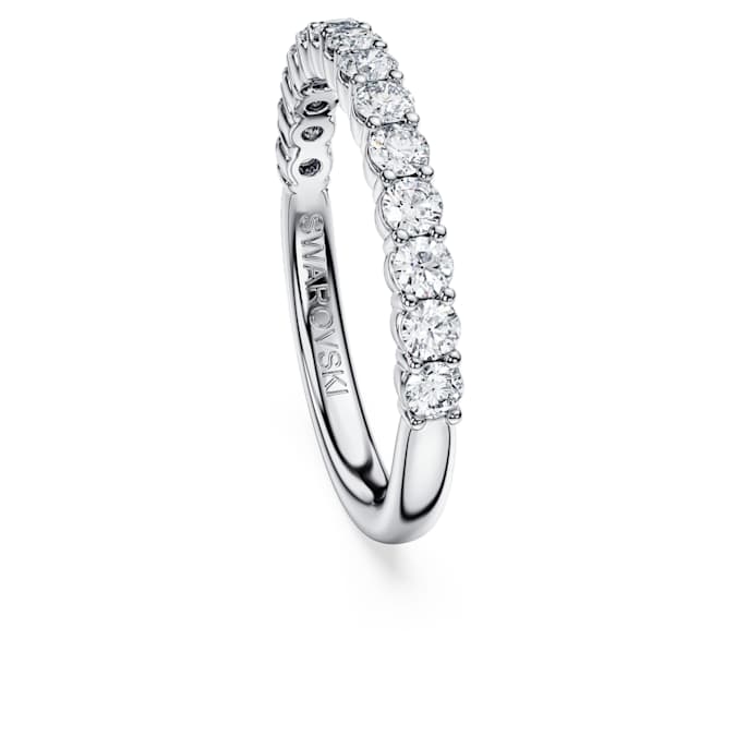 Eternity band ring Lab-grown diamonds 0.5 ct tw, Round shape, 14K white gold