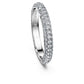 Eternity band ring Lab-grown diamonds 0.75 ct tw, Round shape, 14K white gold