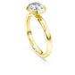 Eternity bezel ring Lab-grown diamonds 1.0 ct tw, Octagon shape, 14K yellow gold