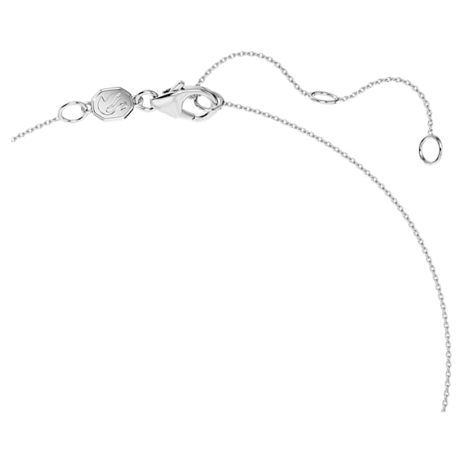 Eternity halo solitaire pendant Lab-grown diamonds 0.59 ct tw, Round shape, 14K white gold