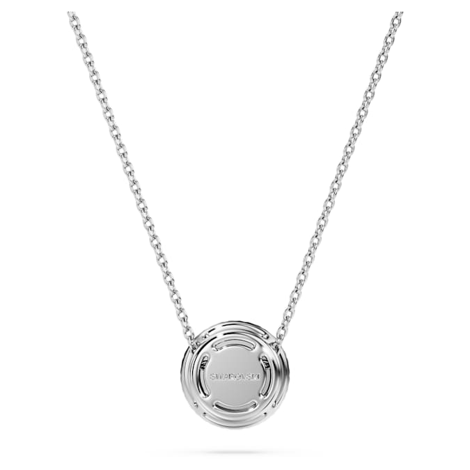 Eternity halo solitaire pendant Lab-grown diamonds 0.59 ct tw, Round shape, 14K white gold