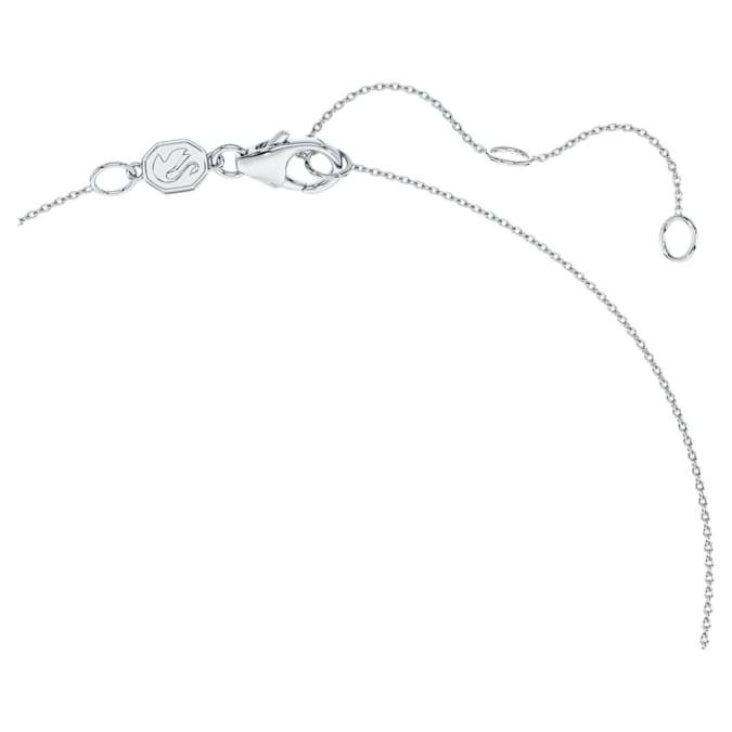 Eternity halo solitaire pendant Lab-grown diamonds 1 ct tw, Round shape, 14K white gold