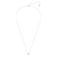 Eternity pendant Lab-grown diamonds 0.5 ct tw, Round shape, Sterling silver