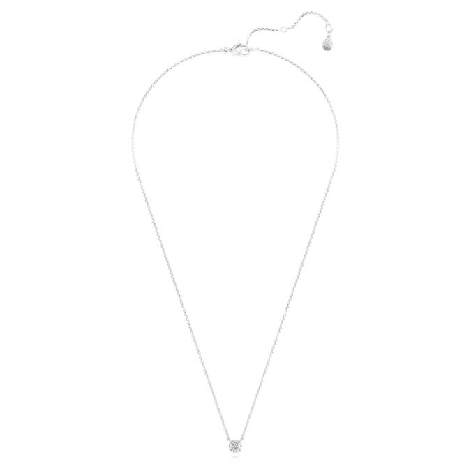 Eternity pendant Lab-grown diamonds 0.5 ct tw, Round shape, Sterling silver