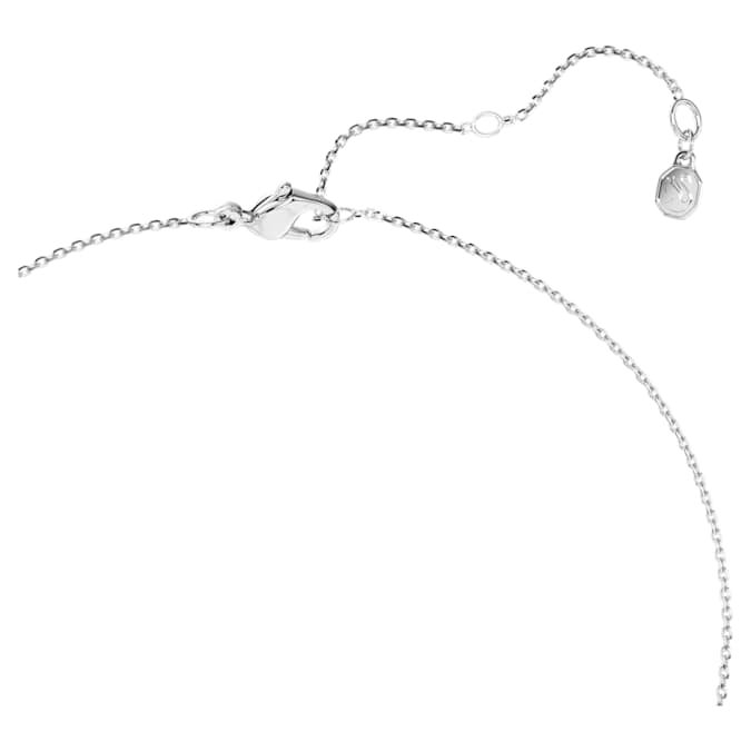Eternity pendant Lab-grown diamonds 0.5 ct tw, Round shape, Sterling silver