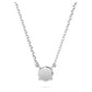 Eternity pendant Lab-grown diamonds 0.5 ct tw, Round shape, Sterling silver