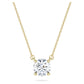 Eternity solitaire pendant Lab-grown diamonds 1 ct tw, Round shape, 14K yellow gold