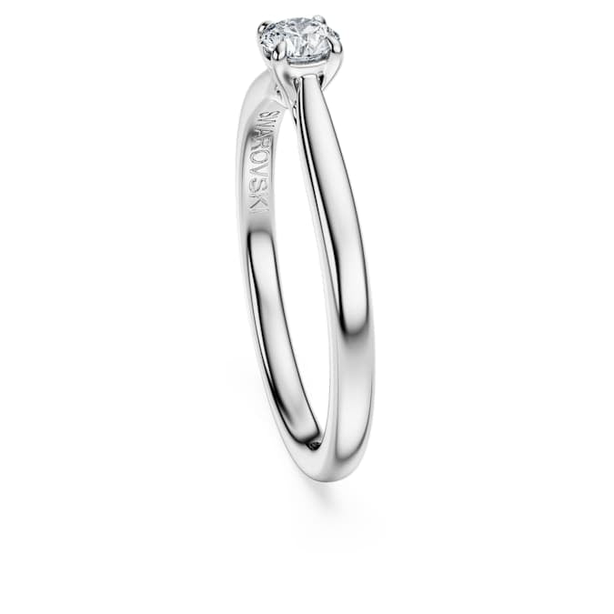 Eternity solitaire ring Lab-grown diamonds 0.25 ct tw, Round shape, Sterling silver