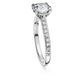 Eternity solitaire ring Lab-grown diamonds 1.7 ct tw, Round shape, 14K white gold