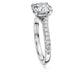 Eternity solitaire ring Lab-grown diamonds 2.25 ct tw, Round shape, 14K white gold