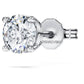 Eternity stud earring Lab-grown diamonds 0.5 ct tw, Single, Round shape, 14K white gold
