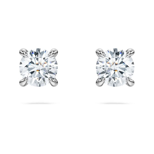 Eternity stud earrings Lab-grown diamonds 0.52 ct tw, Round shape, Sterling silver