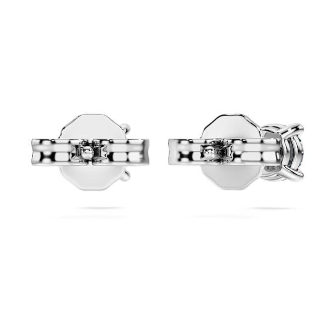 Eternity stud earrings Lab-grown diamonds 0.52 ct tw, Round shape, Sterling silver