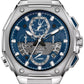 Bulova Blue Dial Stainless Steel Bracelet Series X 96B349