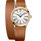 Omega de Ville Mini Trésor 26 mm — Moonshine™ Gold on Leather Strap (428.57.26.60.04.005)