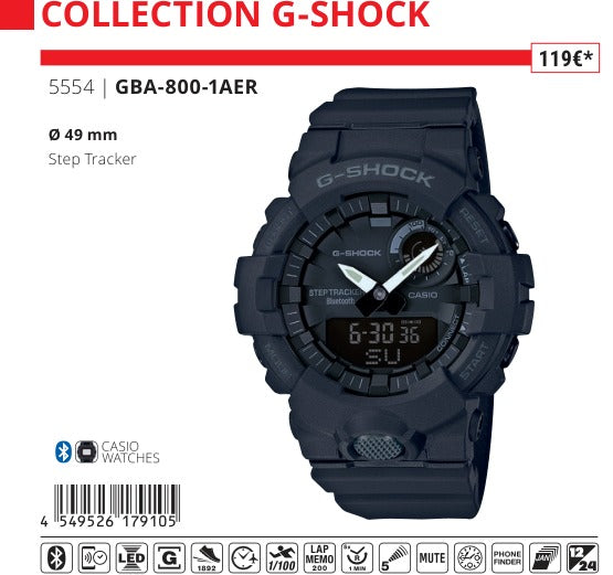 Casio G-Shock GBA-800-1A