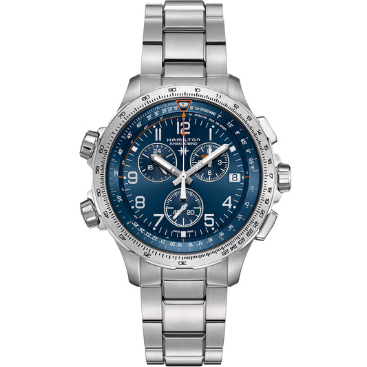 Hamilton X-Wind 46mm GMT Chrono Quartz H77922141