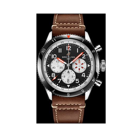 Breitling Super AVI B04 Chronograph GMT 46 Mosquito — Black Dial